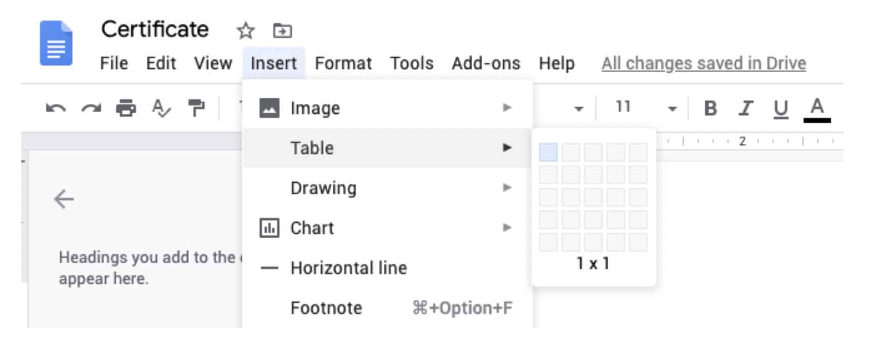 How to Design a Certificate in Google Docs (5 Steps) - All Free Mockups